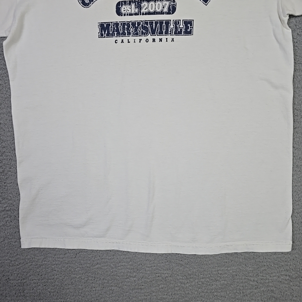 Vintage Property Of Gary's Place Short Sleeve T Shirt Men's Size M White - Picture 10 of 16
